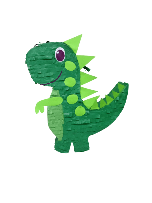 Cute Green Boy Dinosaur Piñata – Dinosaur Birthday Party Piñata