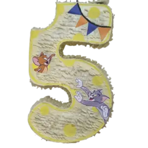 Tom and Jerry Number Piñata – Tom and Jerry Birthday Party Piñata