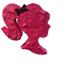 Pink Barbie Silhouette Piñata – Fashion Doll Party Piñata