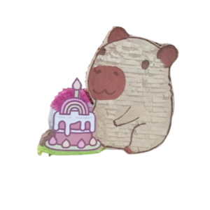 Capybara with Birthday Cake Piñata – Cute Animal Party Piñata