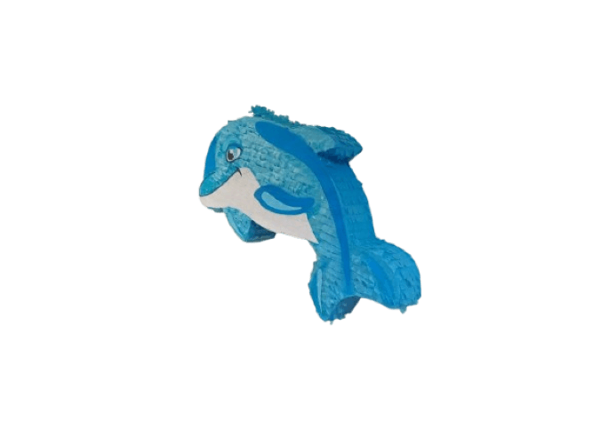 Cute Dolphin Piñata – Under the Sea Birthday Party Piñata - Image 2