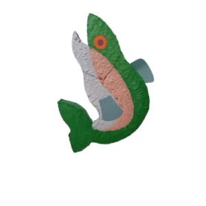 Bass Fish Piñata – Fishing Birthday Party Piñata