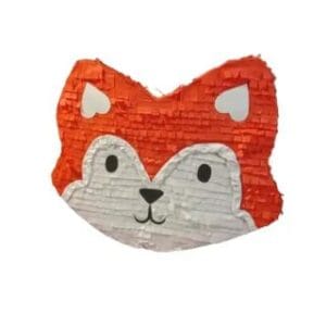 Cute Fox Face Piñata – Woodland Birthday Party Piñata