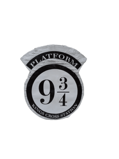 Harry Potter Platform 9¾ Train Sign Piñata – Wizard Birthday Party Piñata