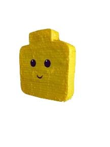 LEGO Man Face Piñata – LEGO Birthday Party Piñata - Image 2