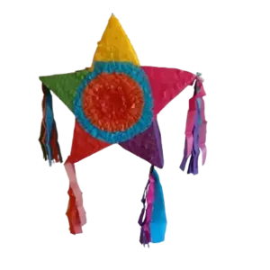 2D Character Mexican Star Piñata – Fiesta Birthday Party Piñata