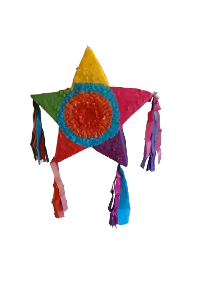 2D Character Mexican Star Piñata – Fiesta Birthday Party Piñata