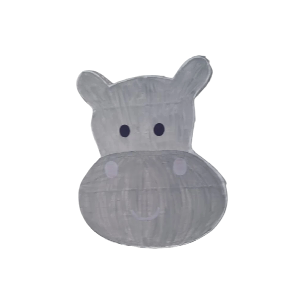 Hippo Face Piñata – Hippopotamus Birthday Party Piñata