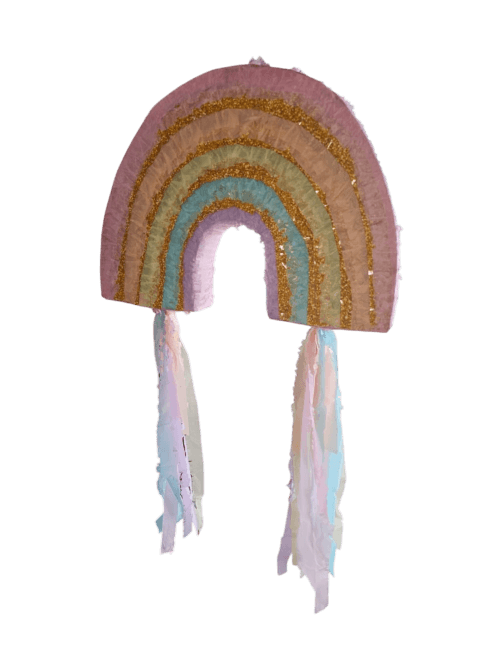 Pastel Rainbow Piñata – Rainbow Birthday Party Piñata