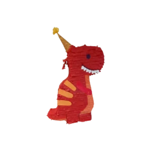 Happy Red Dinosaur Piñata – Dinosaur Birthday Party Piñata