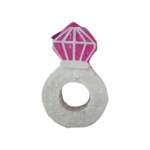 Pink Engagement Ring Piñata – Bridal Shower & Wedding Party Piñata