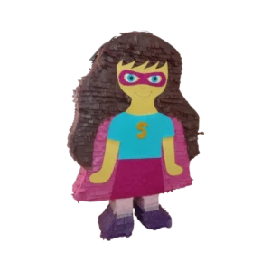Superhero Girl Piñata – Superhero Birthday Party Piñata