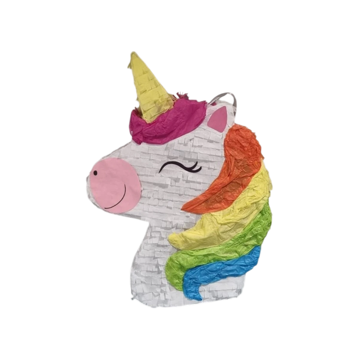 Cute Unicorn Piñata with Rainbow Hair – Unicorn Birthday Party Piñata