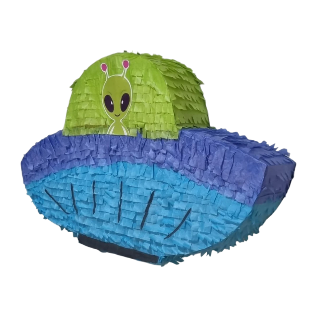 Alien in Spaceship Piñata – Space Birthday Party Piñata - Image 2