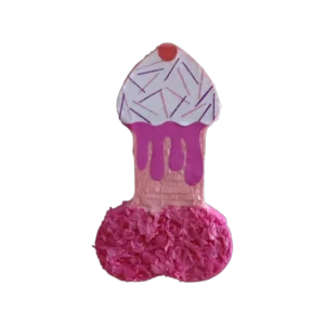 Pink Cupcake Willy Piñata – Bachelorette Party Piñata