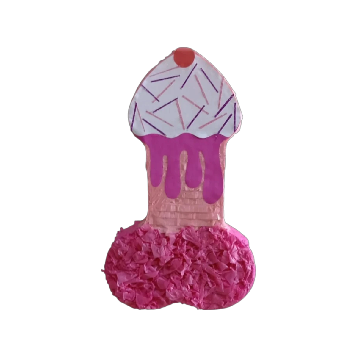 Pink Cupcake Willy Piñata – Bachelorette Party Piñata