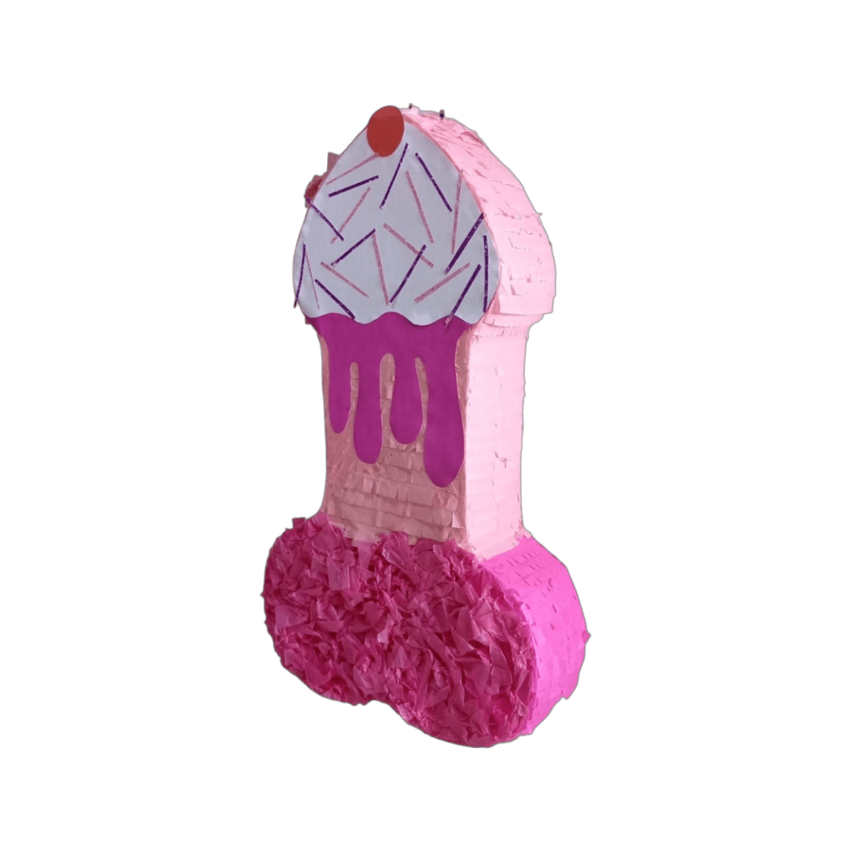 Pink Cupcake Willy Piñata – Bachelorette Party Piñata - Image 2