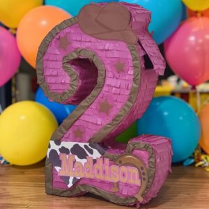 Custom Theme Number Piñatas – Personalised Birthday Number Piñata